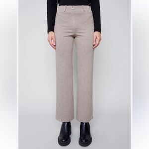 Charlie B Houndstooth Flare Pointe Pants- size 10